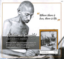 Tuvalu 2020 Mahatma Gandhi S/s, Mint NH, History - Gandhi - Mahatma Gandhi