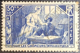 N° 307. La Mansarde "Au Profit Des Chômeurs Intellectuels" Oblitéré... - Gebraucht