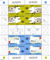 Bulgaria 2008 Europa, The Letter M/s, Mint NH, History - Europa (cept) - Post - Stamps On Stamps - Nuevos