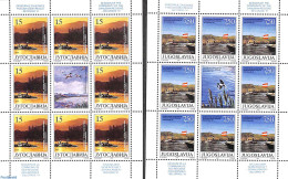 Yugoslavia 1991 Danube Conference 2 M/s, Mint NH, History - Transport - Europa Hang-on Issues - Ships And Boats - Unused Stamps