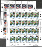 Finland 1995 Norden 2 M/s (=20 Sets), Mint NH, History - Various - Europa Hang-on Issues - Fairs - Tourism - Art - Cas.. - Nuevos