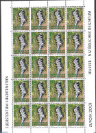 Liechtenstein 2001 Europa, Water M/s, Mint NH, History - Nature - Europa (cept) - Water, Dams & Falls - Neufs