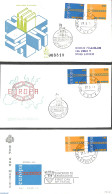 San Marino 1971 Europa, 3 Diff. FDC's, First Day Cover, History - Europa (cept) - Briefe U. Dokumente