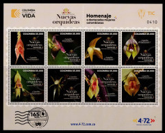 01- KOLUMBIEN - 2024 - MNH SHEET - ORCHIDS / ORQUIDEAS - - Kolumbien