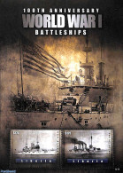 Liberia 2014 World War I Battleships S/s, Mint NH, History - Transport - Ships And Boats - World War I - Schiffe