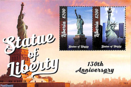 Liberia 2016 Statue Of Liberty S/s, Mint NH, Art - Sculpture - Scultura