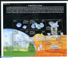 Maldives 2000 Colonisation Of Mars  9v M/s, Mint NH, Transport - Space Exploration - Maldivas (1965-...)