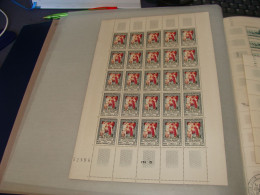 N° 904 En Feuille De 25 Timbres Entières Neuves - Full Sheets