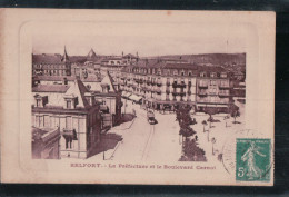 Cpa 90 Belfort La Préfecture Et Le Boulevard Carnot - Belfort - Ciudad