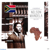 Tanzania 2013 Nelson Mandela S/s, Mint NH, History - Various - Nobel Prize Winners - Politicians - Maps - Nelson Mandela - Nobelprijs