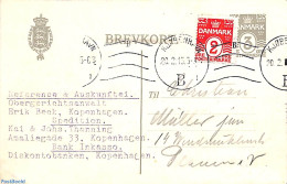 Denmark 1915 Postcard 3o, Uprated , Used Postal Stationary - Brieven En Documenten