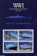 Micronesia 2014 WWI, Submarines 4v M/s, Mint NH, History - Transport - Ships And Boats - World War I - Schiffe