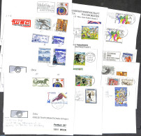 Austria 2000 Lot With 17 Covers, All With Sport Stamps, Postal History, Sport - Sport (other And Mixed) - Briefe U. Dokumente