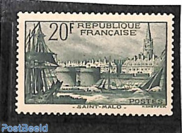 France 1938 20Fr, Stamp Out Of Set, Unused (hinged), Transport - Ships And Boats - Ungebraucht