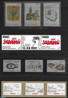 Poland 1989 Solidarnosc, Not Postage Valid., Mint NH, Performance Art - Religion - Music - Pope - Unused Stamps