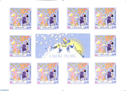 Germany, Federal Republic 2021 Welfare, Frau Holle Foil Booklet S-a, Mint NH, Stamp Booklets - Art - Fairytales - Neufs