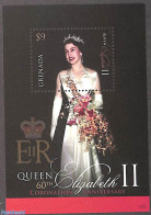 Grenada 2013 Coronation Anniversary S/s, Mint NH, History - Kings & Queens (Royalty) - Familias Reales