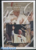 Grenada 2014 Pope John Paul II S/s, Mint NH, Religion - Pope - Päpste