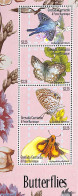 Grenada Grenadines 2013 Butterflies 4v M/s, Mint NH, Nature - Butterflies - Grenade (1974-...)