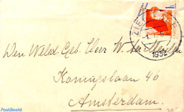 Netherlands 1932 Small Cover From ZIERIKZEE With NVPH No. 240, Postal History, Health - Disabled Persons - Cartas & Documentos