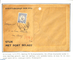 Netherlands 1952 Postage Due, See Description In Photo, Postal History - Storia Postale
