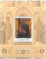 Uganda 1991 Christmas S/s, Mint NH, Religion - Christmas - Art - Paintings - Christmas