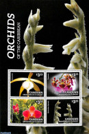 Saint Vincent & The Grenadines 2014 Orchids 4v M/s, Mint NH, Nature - Flowers & Plants - Orchids - St.Vincent & Grenadines