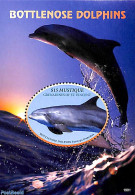 Saint Vincent & The Grenadines 2019 Mustique, Bottlenose Dolphins S/s, Mint NH, Nature - Sea Mammals - St.-Vincent En De Grenadines