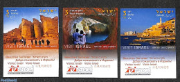 Israel 2012 Tourism3v, Imperforated, Mint NH, Transport - Various - Ships And Boats - Tourism - Nuevos (con Tab)