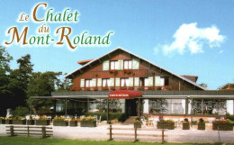 39-   DOLE     -PUB - CARTE VISITE -RESTAURANT LE CHALET DU MONT ROLAND - Dole