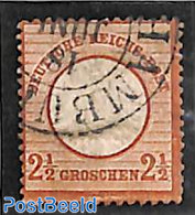 Germany, Empire 1872 2.5gr. Used HAMBURG, Used Stamps - Usados