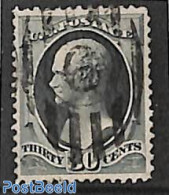 United States Of America 1870 30c Grey-black, Used, Stamp Out Of Set, Used Or CTO - Usati