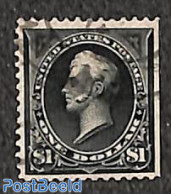 United States Of America 1895 1$, WM S, Used, Stamp Out Of Set, Used Stamps - Gebruikt