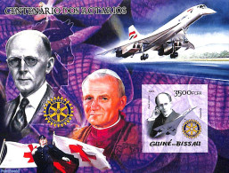 Guinea Bissau 2005 Rotary S/s, Imperforated, Mint NH, Transport - Various - Concorde - Aircraft & Aviation - Rotary - Concorde