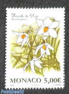 Monaco 2021 Flower 1v, Mint NH, Nature - Flowers & Plants - Nuovi