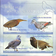 Antigua & Barbuda 2009 Birds 4v M/s, Imperforated, Mint NH, Nature - Birds - Antigua Et Barbuda (1981-...)