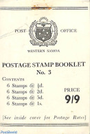 Samoa 1960 Definitives Booklet, Mint NH, Stamp Booklets - Zonder Classificatie