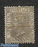 Malaysia 1867 Straits Settlements, 96c, WM Crown-CC, Used, Used Stamps - Sonstige & Ohne Zuordnung