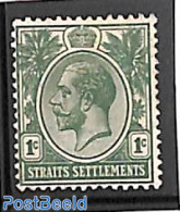 Malaysia 1912 Straits Settlements, 1c, Stamp Out Of Set, Unused (hinged) - Autres & Non Classés