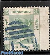 Hong Kong 1862 24c, Without WM, Wingstamp, Used, Used Stamps - Used Stamps