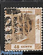 Hong Kong 1880 48c, WM Crown-CC, Used, Used Stamps - Used Stamps