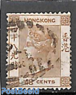 Hong Kong 1880 48c, WM Crown-CC, Used, Used Stamps - Used Stamps