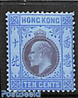 Hong Kong 1903 10c, WM Crown-CA, Stamp Out Of Set, Unused (hinged) - Ongebruikt