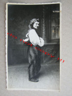 Serbia / Prokuplje - Girl In Traditional Costume With Baby Carrier ( 1937 ) Real Photo - Serbia