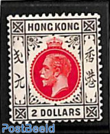 Hong Kong 1912 2$, WM Mult.Crown-CA, Stamp Out Of Set, Unused (hinged) - Ungebraucht