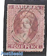 Bahamas 1860 FOUR PENCE, Used, Used Stamps - Otros & Sin Clasificación