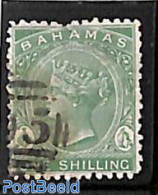 Bahamas 1863 1sh, Perf. 12.5, Short Perfs, Used, Used Stamps - Altri & Non Classificati