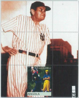 M2313 - 2000 ANGOLA, SOUVENIR SHEET: Golf, Baseball - Baseball