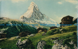 R030754 Das Matterhorn 4505 M. Photoglob. 1953 - Welt