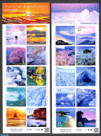 Japan 2021 Natural Landscapes 2x10v M/s S-a, Mint NH - Unused Stamps